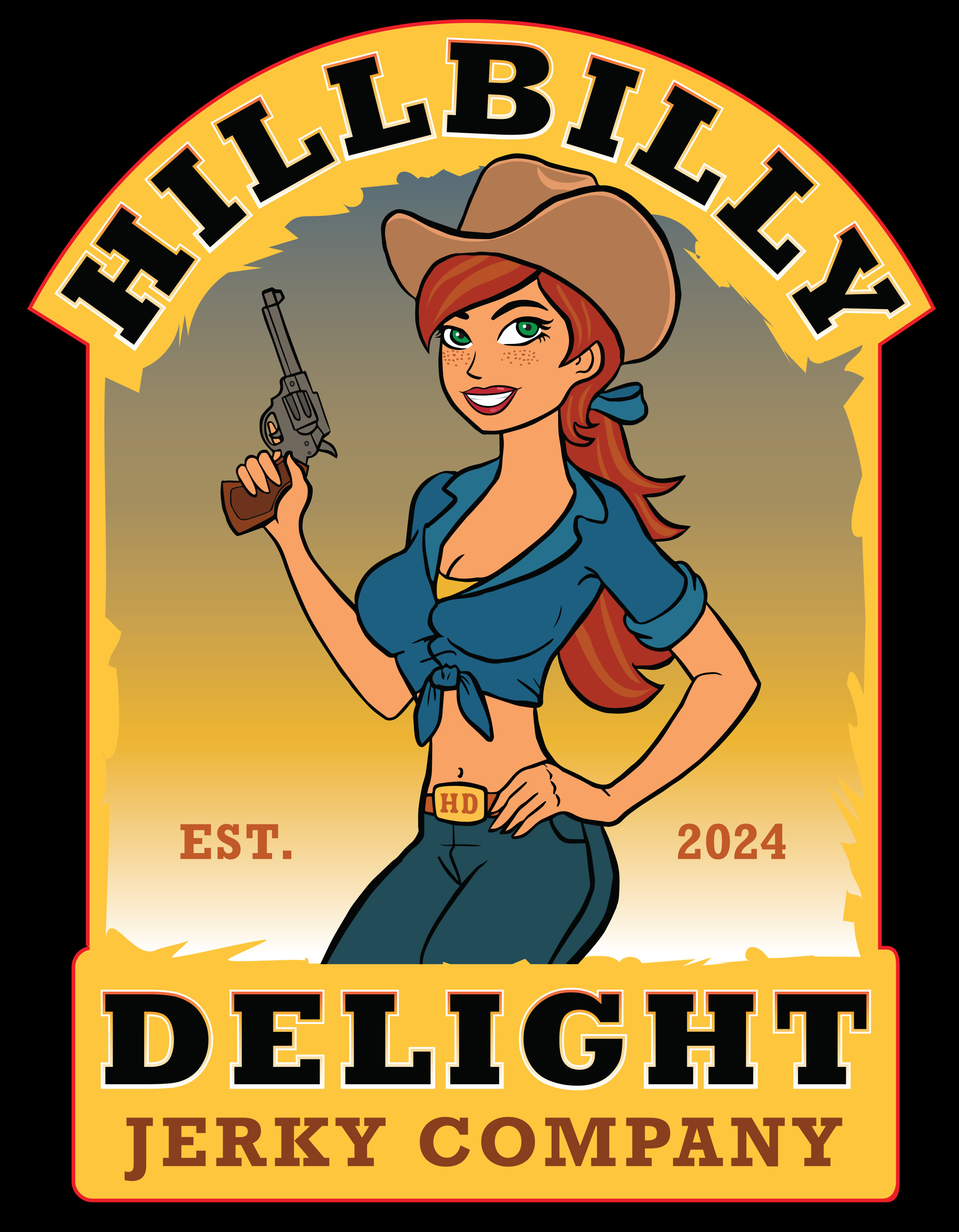 Hillbilly Delight Beef Jerky logo